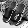 Fashion Men's Slippers PVC Soft Sole Non-slip Slides Casual Outdoor Beach Flip Flops Home Bathroom Couples Slippers New Sandal