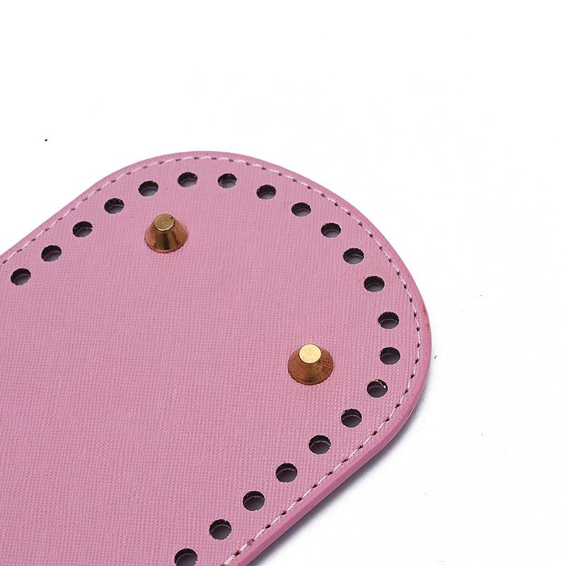 22*10Cm Long Bottom For Knitted Bag Pu Leather Bag Base Handmade Bottom With