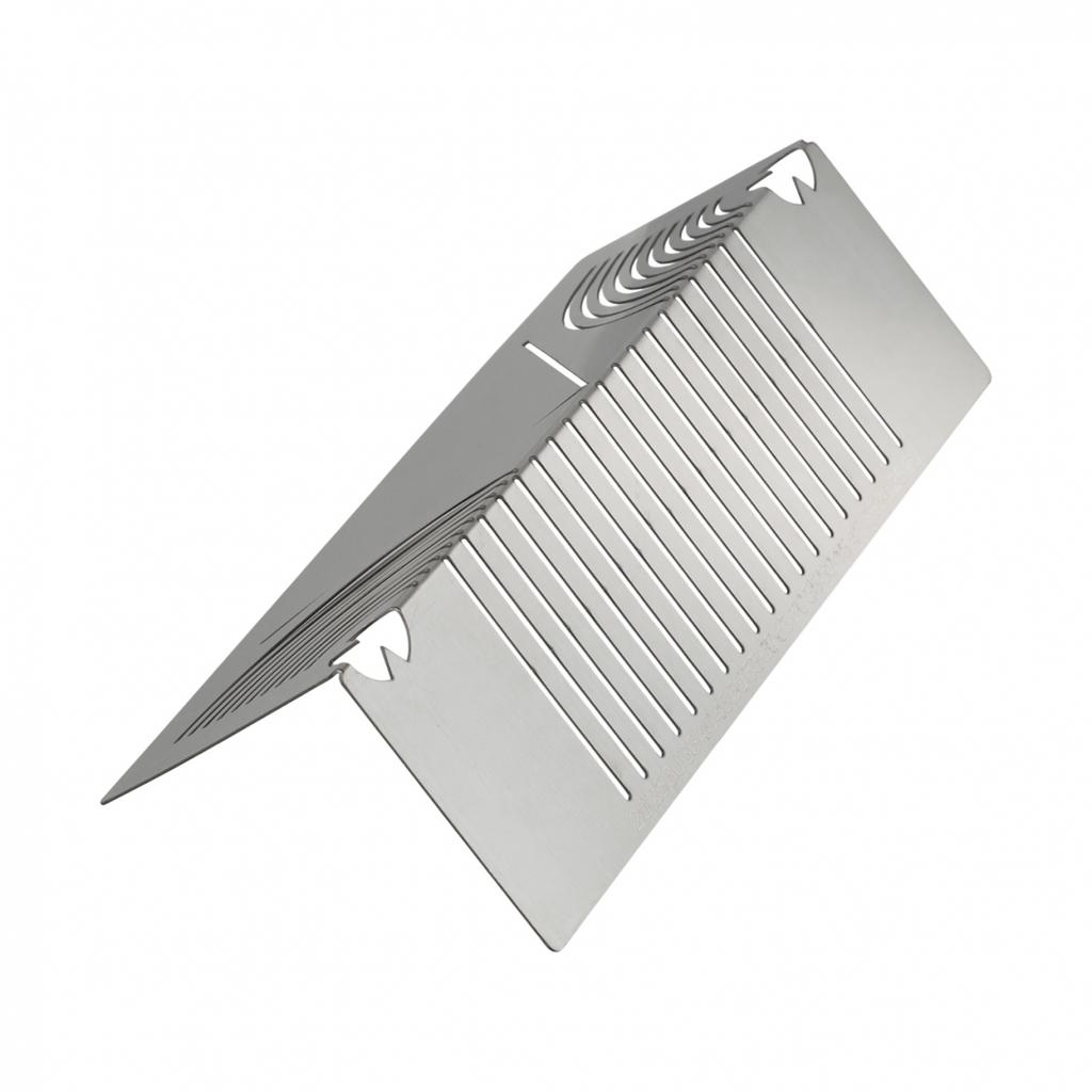 Precision Metal Ruler for Square Tubes with Unique Two Way Drawing Features