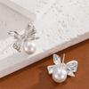 Luxury and Fashion High-end Style Pearl Bowknot Earrings for Women, Necklaces for Ladies, Earrings for Girls