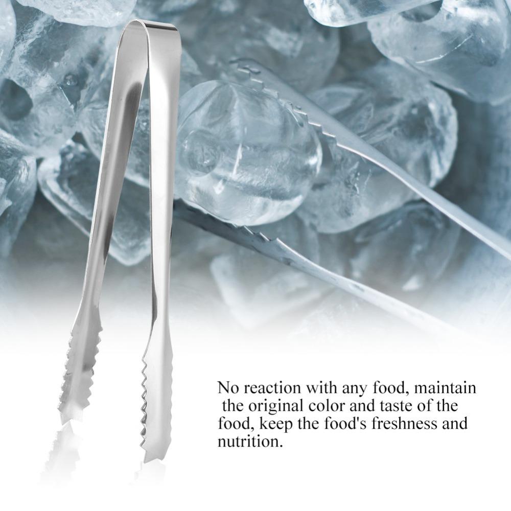 Stainless Steel Ice Tong Comfortable Grip Salad Tong Durable BBQ Tong  Wedding