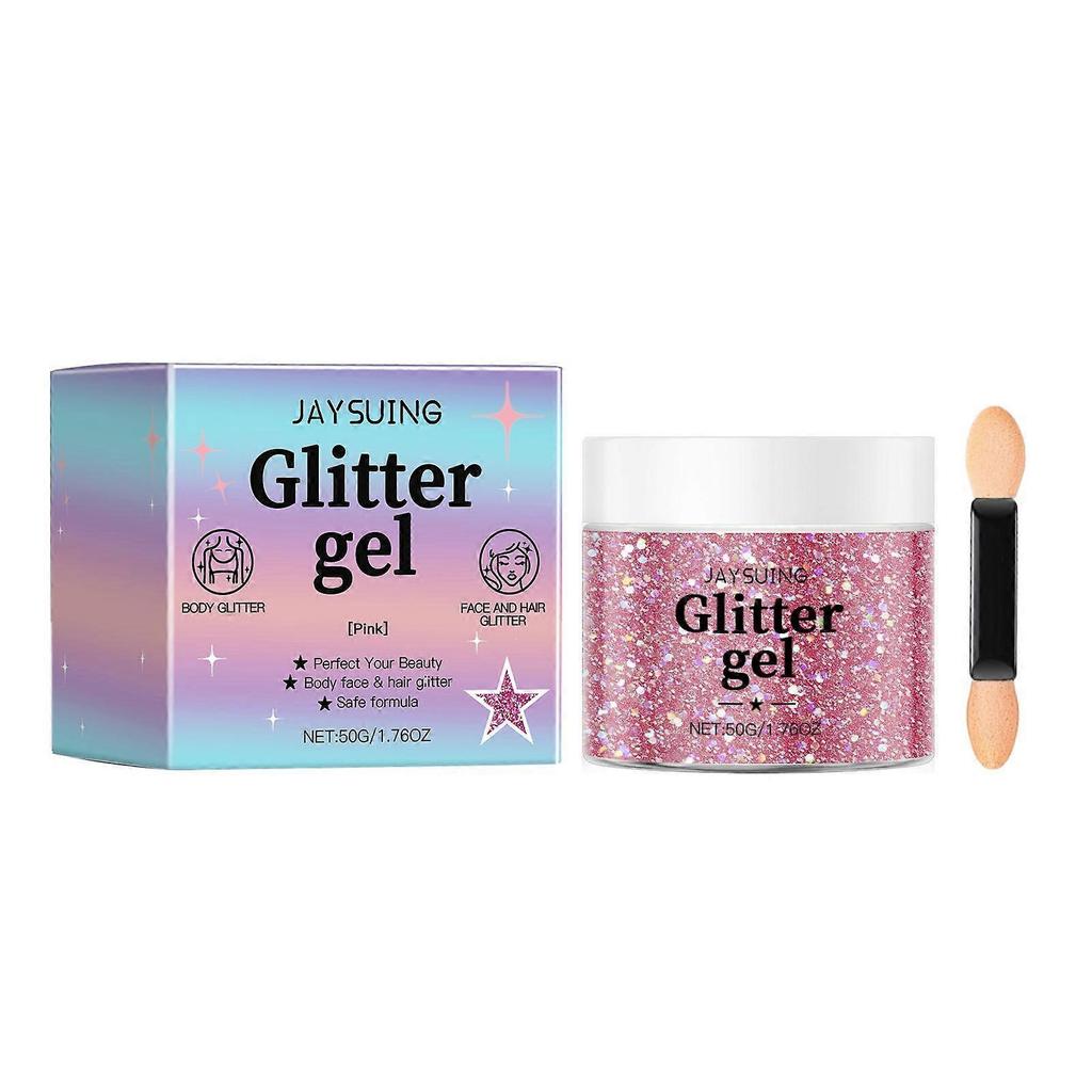 Youdaoplaceholder0 Glitter Gel Dance Floor Carnival Create Natural Three-Dimensional Makeup Glitter Gel