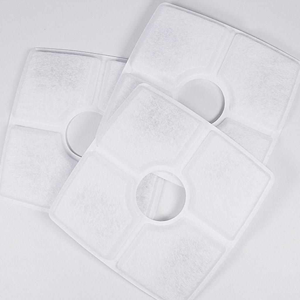 Pet Fountain Filters Filtration System Replacement Filter and Foam Water Purifications Filters Water Fountain Accessory