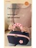Borsa per Trucco e Articoli da Toeletta Lussuosa con Perle, Grande Capacità, Portatile
