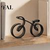 Abstrakte Fahrradskulptur 3D-gedrucktes Ornament, Schreibtisch-Fahrradskulptur, Kreative Kunstfigur, Modern-minimalistische Fahrrad-Dekoration für Zuhause und Büro