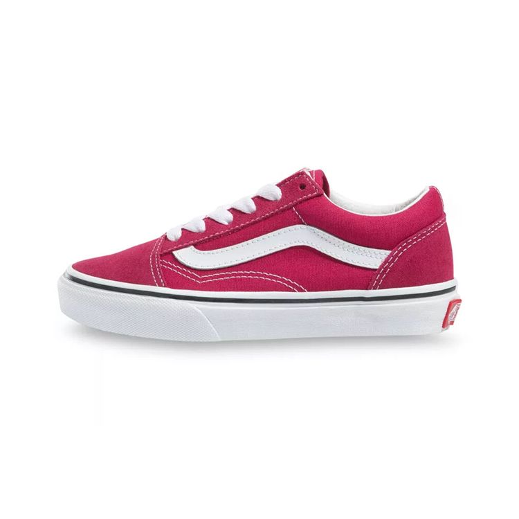 Vans Old Skool Canvas Low Top Kids Skate Shoes Kids Sneakers Magenta VN0A4BUU2NE