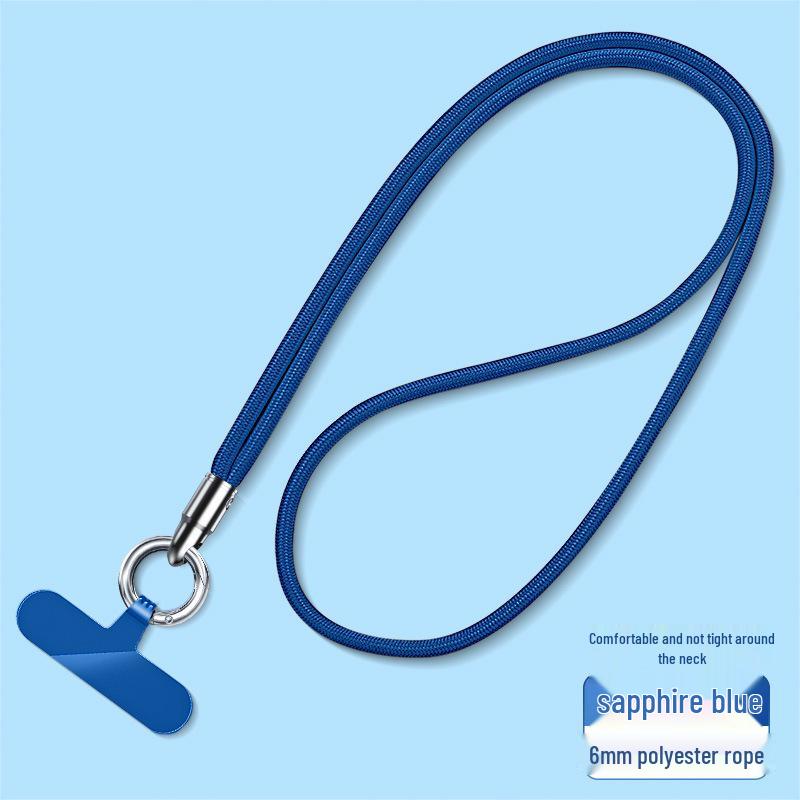 Šňůrka na mobilní telefon na zápěstí a přes tělo s kroužkem na prst, popruh proti ztrátě a těsnění proti pádu