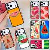 Summer Cartoon Watermelon Phone Case For iPhone 17 Air 14 15 13 12 Max Cover For Apple 16e 11 Pro Max Plus Coque