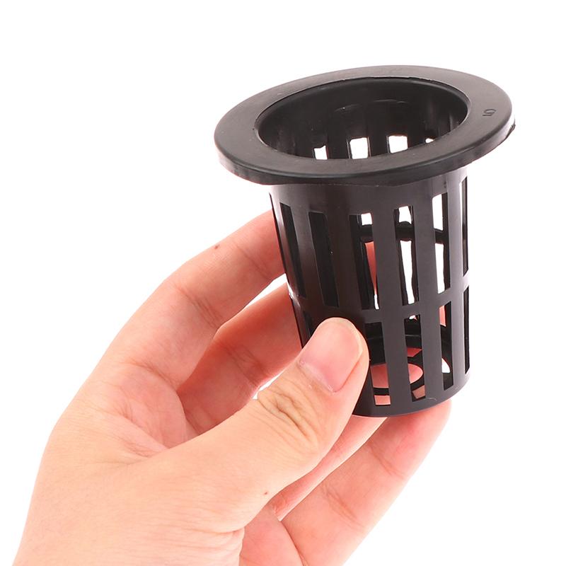 

10 шт. сетчатые горшки для рассады растений, держатель для пластиковой корзины для гидропоники