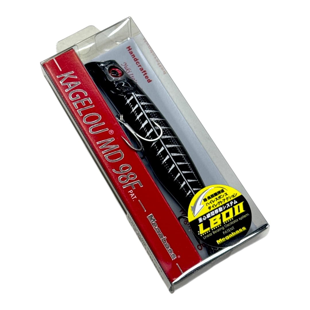 

Megabass Seabass Lure Kagerou MD 98F Black Bone (SP-C)