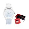 FILA 6485 Series Quartz Watch Silicone Strap 43mm Blue Dial Fashion Trend Women watches FLM38-6485-004