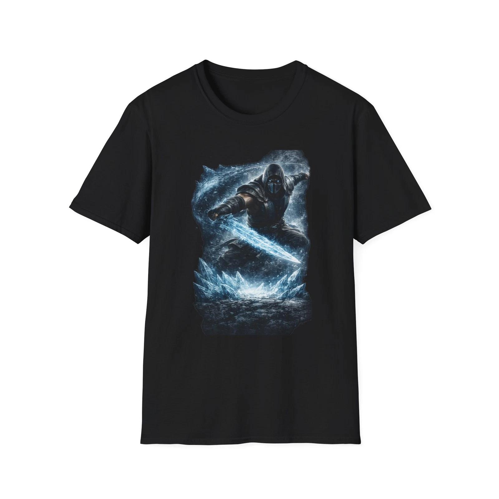 Sub Zero T-Shirt -ice warrior mortal kombat L
