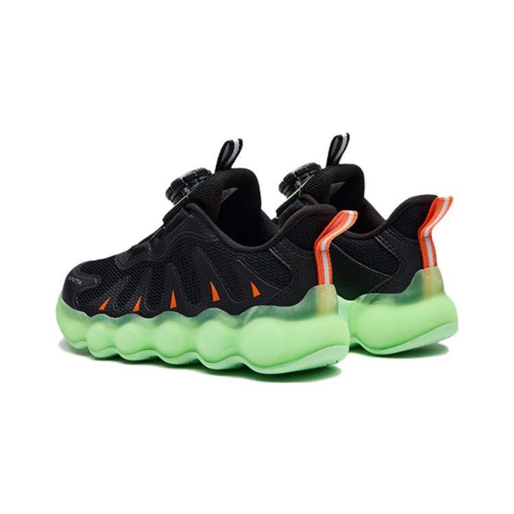 Anta Kids Star Trail Comfortable Versatile Stylish Durable Breathable Casual Shoes Kids Casual Shoes Black Green 312239923-1