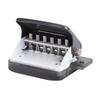 6 Hole Punch 5.5mm Hole Diameter 6mm Feed Depth Loose Leaf Paper Puncher for   B5   Notebook Journal Gray