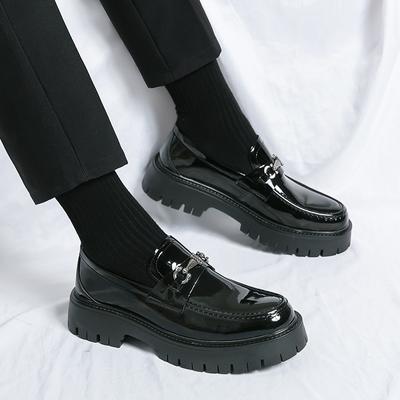 Men's Loafers Slip On Luxury Platform Leather Formal Wedding Leather Shoes Men Fashion Trend Men's Moccasins Casual Mens Shoes