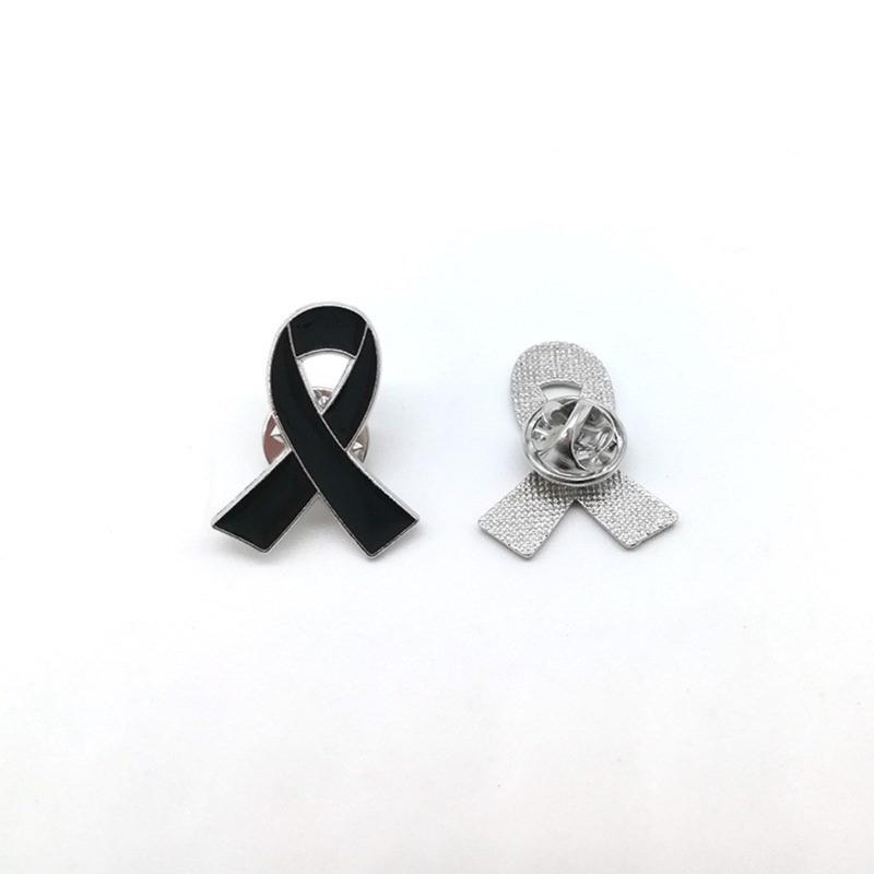 10 Pcs Ribbon Brooch Enamel Pins Jewelry Breast Cancers Awareness Hope Lapel Pin Buttons Badges Clothing Accessories