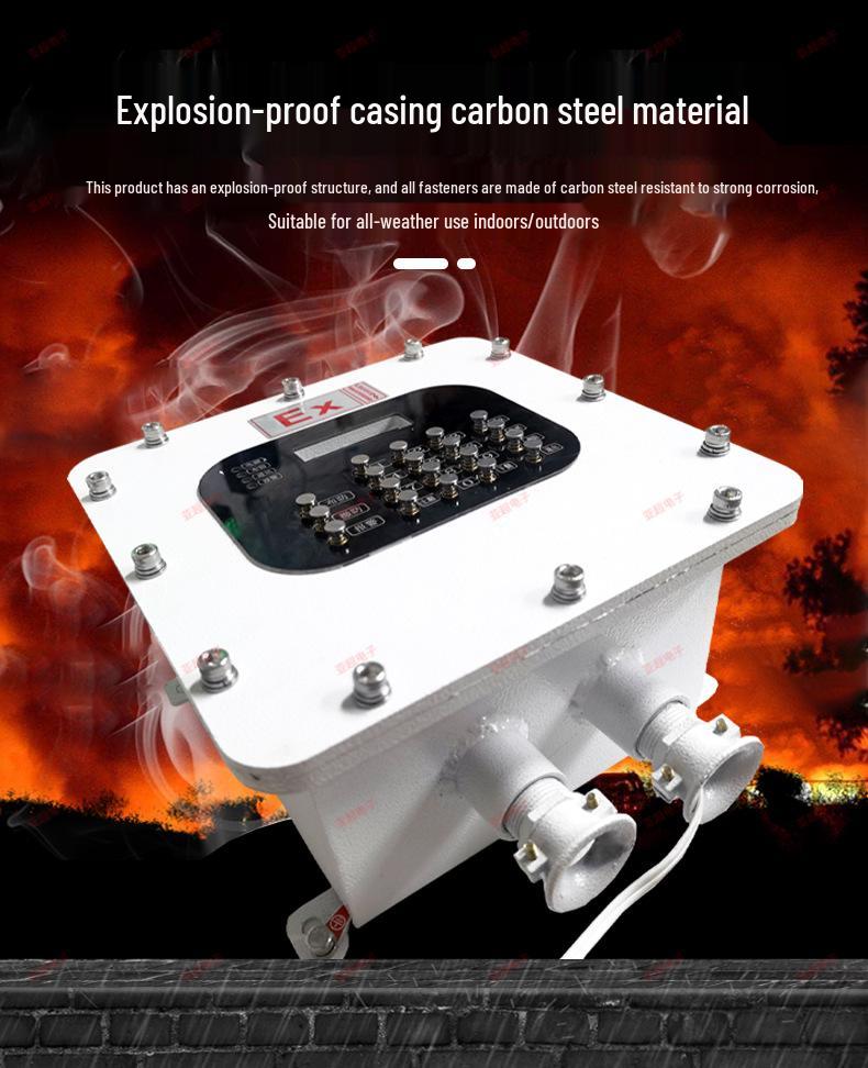 Explosion-Proof Intrusion Alarm System: Perimeter Security Keyboard & Photoelectric Beam Smoke Detector.