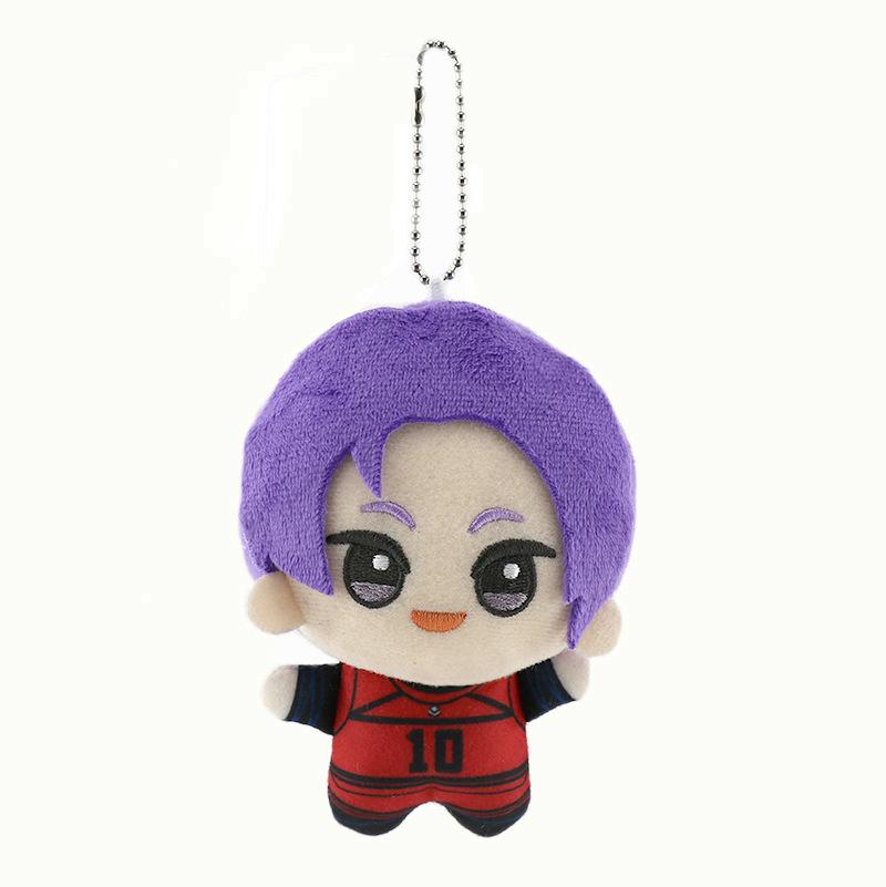 

12cm New Blue Lock Plush Pendant KeyChain Isagi Yoichi Nagi Seishiro Mikage Reo Rin Itoshi Itoshi Sae Action Doll Toy Bag Gift 10cm