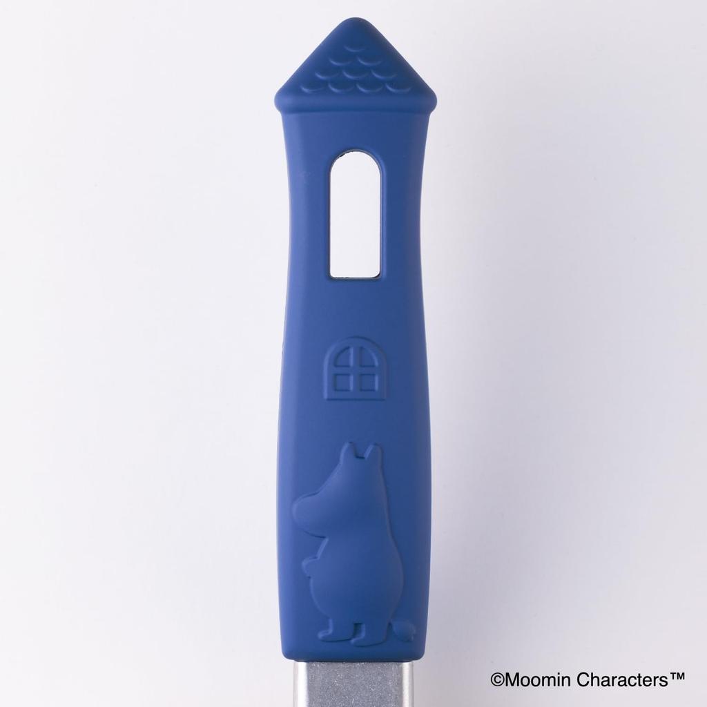 Kai Corporation 20cm Moomin İndüksiyonlu Tava Kancalı DW5801 Tava, Uyumlu, Delikli, PFAS İçermez, Mavi,