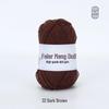 Xue Feier 4-Ply Milk Cotton Yarn for DIY Crochet Doll Keychains