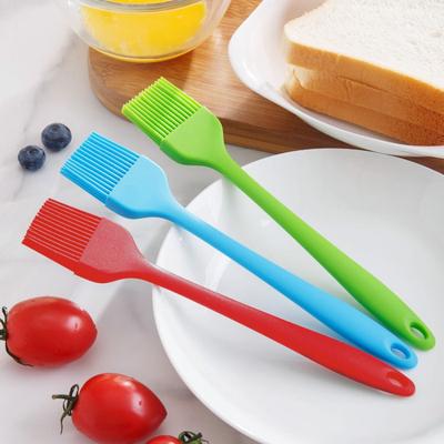 1PC Silikon Grillbürste Kochen BBQ Hitzebeständige Ölbürsten Küchenbedarf Bar Kuchen Backwerkzeuge Utensilienbedarf