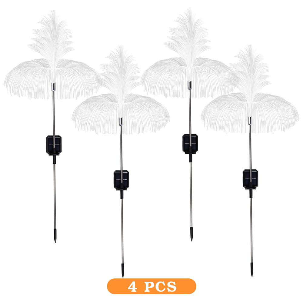 Solar Firework Garden Lights Waterproof Solar Jellyfish Lamp Outdoor Decorative Stake Light Patio Walkway Decor Landscape Lamp