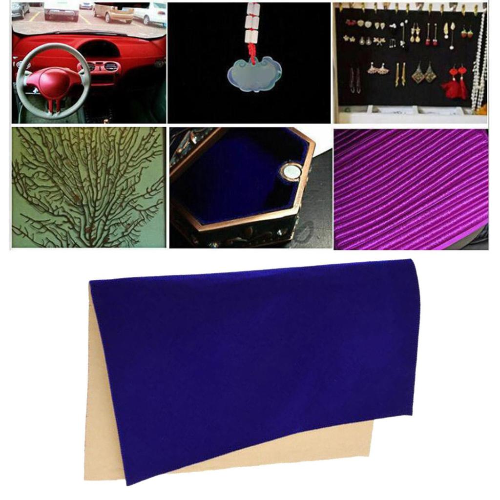 Self Adhesive Velvet Flock Shelf Drawer Liner for Dresser Cabinets Jewlery