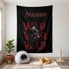 Kratos (1) Personalizowany nazwiskiem dekoracyjny gobelin ścienny idealny wybór do dekoracji ścian w sypialniach salonach akademikach i domu