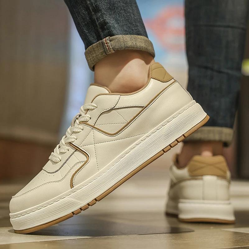 Модные классические мужские туфли из натуральной кожи — фото 5