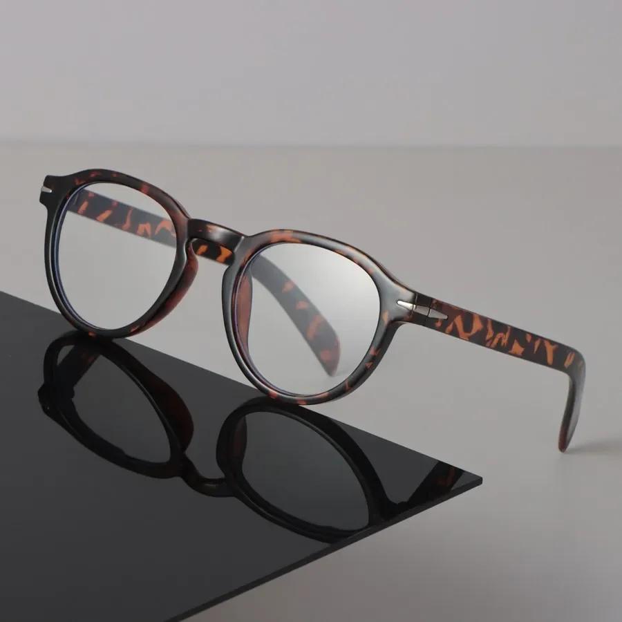 Minimalist Luxury Transparent Glasses Cool Round Frame Eyeglass Women Men Cool Clear Lens Frame Glasses