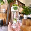 Water bottle summer high value straw children cute easy hand water cup student portable cartoon double drink outdoor sports cup