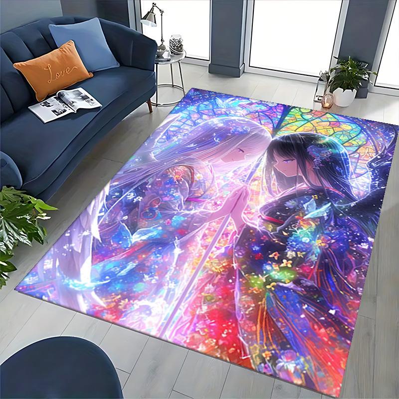 1pc Anime Cartoon Design Chair Mat - Festival Gift for Office Chairs, Suitable for All Seasons and Perfect for Home Decor, Living Room, Bedroom, Game