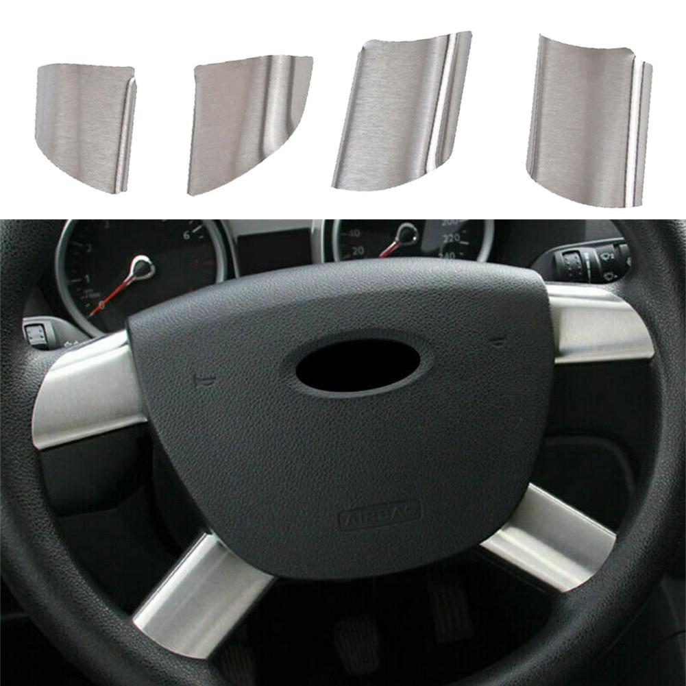 Mini Cooper Steering Wheel Cover Interior Decoration For Ford Transit MK7 LTD SILVER Steering Wheel Trim ST 2.2 TDCI SWB LWB