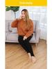 Women's Extra Thick Cotton Cashmere Winter Leggings - Plus Size, Warm One-Piece Pants for Northeast, European, and American Markets