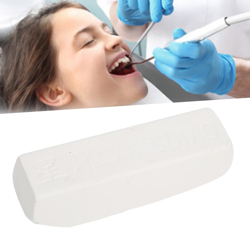 Professional White Polishing Wax Wood Grinding Buffing Wax Bar Dental Oral MaterialLarge