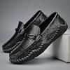 Klassische Herren Freizeitschuhe für Frühling und Herbst, leichter Stil, Slipper, Leder, modische Herren Flats, Herren Freizeitschuhe, heißer Verkauf