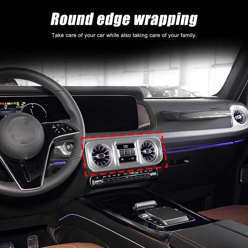 For Mercedes-Benz G-Class W463 2025+ Real Carbon Fiber Central Control Air Outlet Decorative Frame Cover Interior Accessories