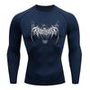 Y2K Compression Shirt Men Fitness Gym Skeleton Sport Running T-Shirt Rashgard Tops Tee Quick Dry Short Sleeve T-Shirt For Men