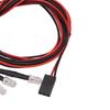 5 Sets 4 LED RC Car Light High Brightness Diameter 5mm White Red Light RC LED Lights Kits for Modified Headlights