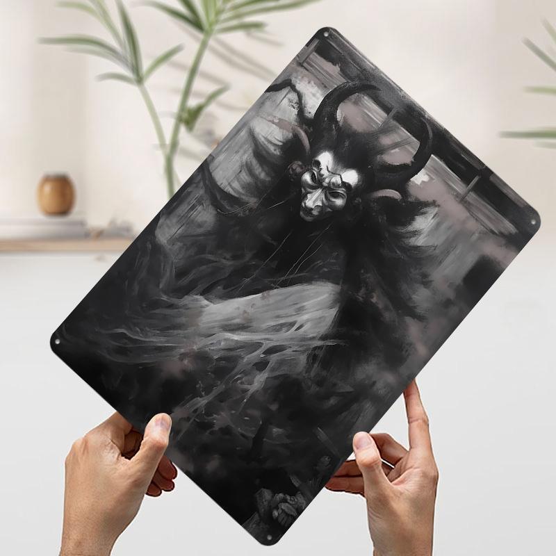 

Horror S Metal Poster Customized Wall Art Retro Vintage Tinplate Signs for Decoration At Home Decorations Man Cave Office Decor 7.9x11.8In(20x30cm)