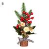 Urlaub Fake Tree Branch Berry Flower Christmas Showcase Ornament Desktop Decor