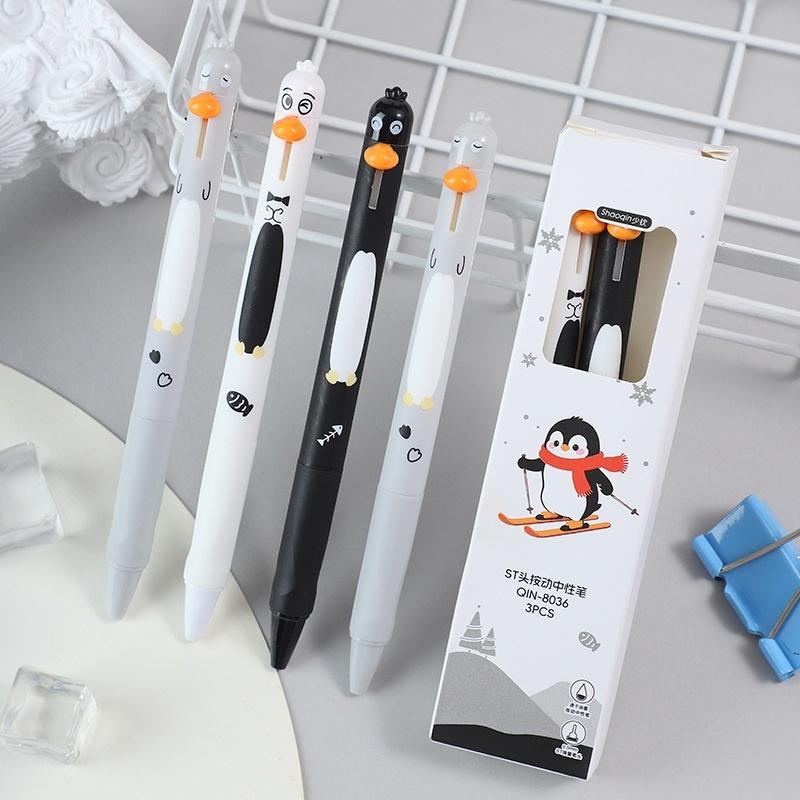 3/4/6 Pack Constellation Themed Retractable Gel Pens 0.5Mm Fine Tip Soft Grip Perfect For Students School Office Daily Note