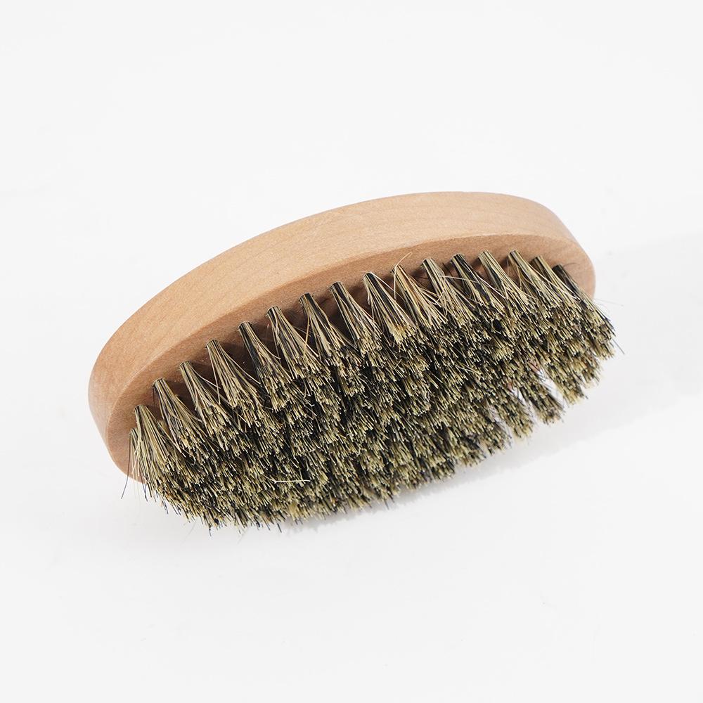 Men's Solid Wood Oil Head Hair & Beard Styling Brush