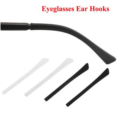 4 Pairs Glasses Sunglasses Slip Sets Glasses Leg Sets Anti Slip Silicone Ear Hook Temple Tip Holder Hook Glasses Accessory
