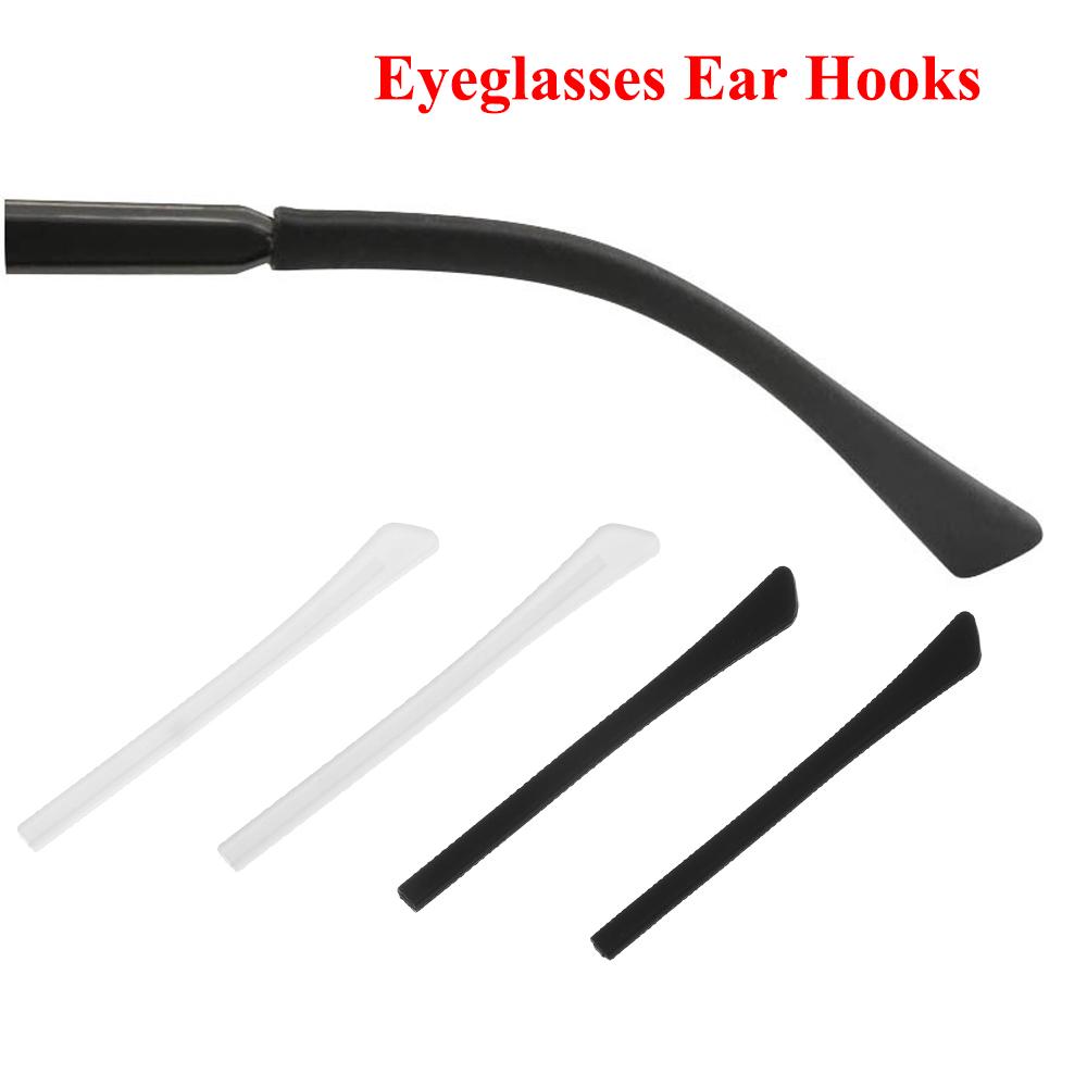4 Pairs Outdoor Glasses Accessory Silicone Anti Slip Ear Hook Eyewear Slip Sets Spectacle Leg Sets Sunglasses Temple Tip Holder