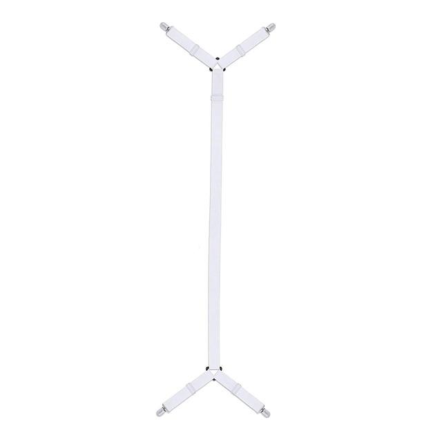 8/12 Clips Bed Sheet Fasteners Mattress Cover Anti-slip Holder Fixed Holder Adjustable Elastic Fitted Sheet Straps Crisscross