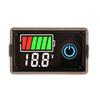 2-wire Digital Voltage Indicator Acid Battery Lithium Universal with Touch Switch 8-100V  Lithium Battery Capacity Meter Tester