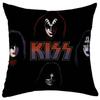 Poszewka na poduszkę 45x45 na łóżko sofę poduszki KISS Rock & Roll All Nite Party Dekoracja domu Poduszka Przytulne poszewki Ozdobny pasek Dakimakura