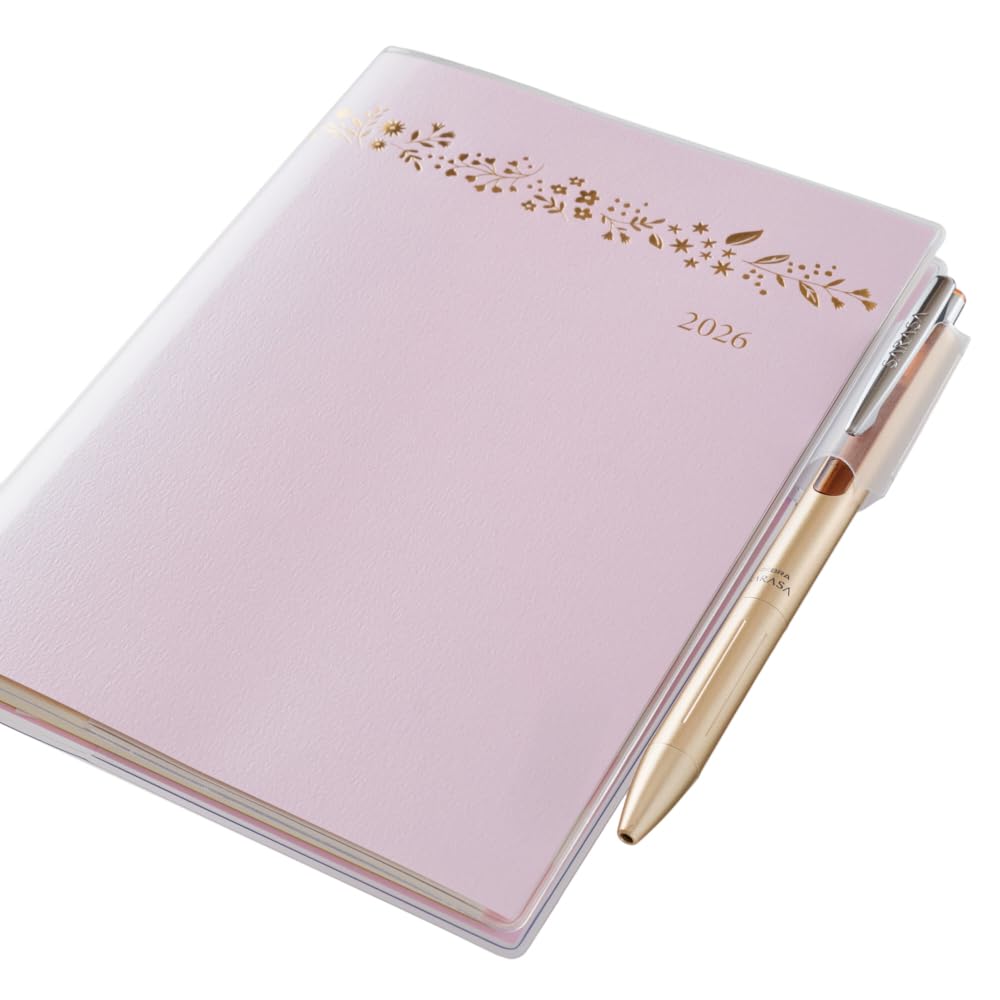 2026 Monthly Planner B6 - Lavender, Sunday Start, Memo Pages, April Start
