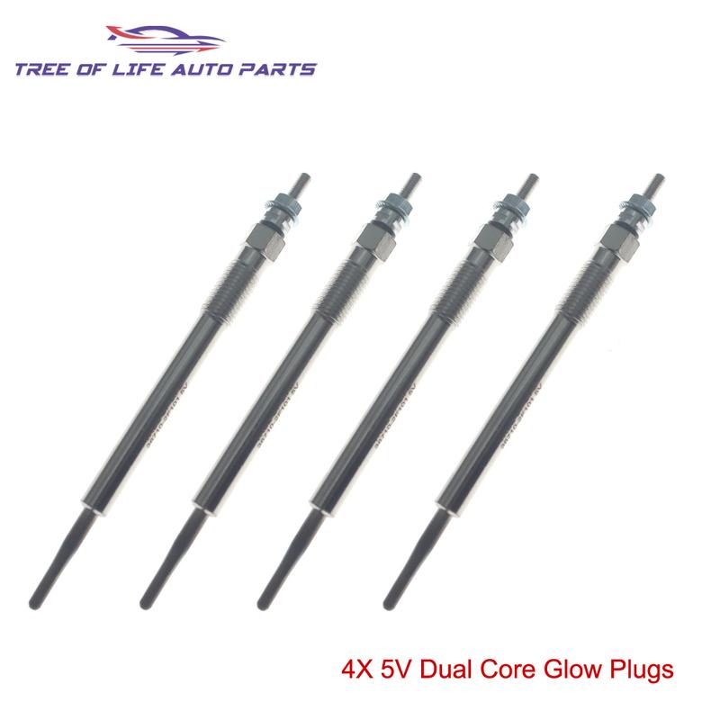 4x New Glow Plugs 5V 36710-2F300 For Hyundai Tuscon TL Kia Sportage QL 2.0 CRDi 2015 2016 2017 2018
